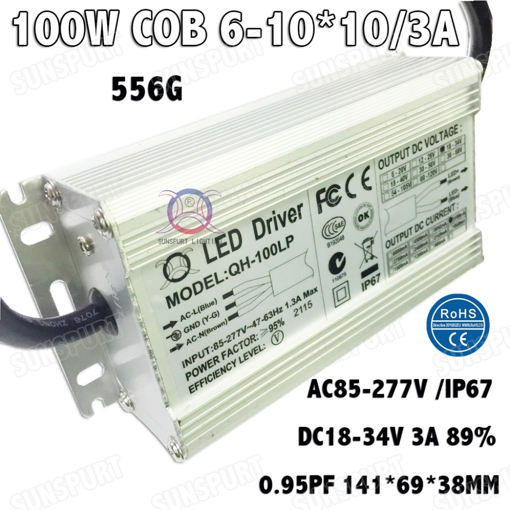  100W LED ̹ 6-10x10 3A IP67   ..